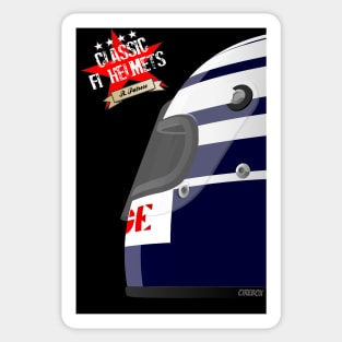 RICCARDO PATRESE CLASSIC HELMET Sticker